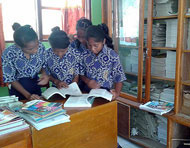 SMP Negeri 3 Nangaroro School on the south coast of Flores, Indonesia