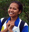 BookAid Organiser and volunteer in Mbay, Flores... Walde Mbewa